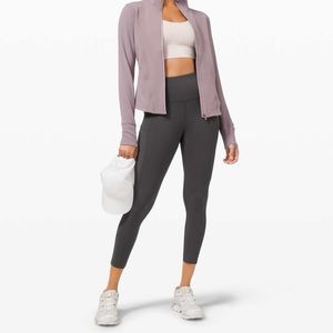 Lululemon Fast and Free High-Rise Crop 23" *Non-Reflective Graphite Grey Size 2‎